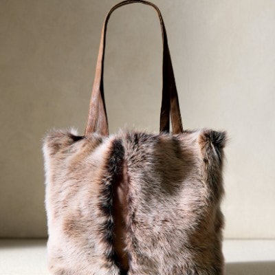Toronto Reversible Sheepskin Tote Bag