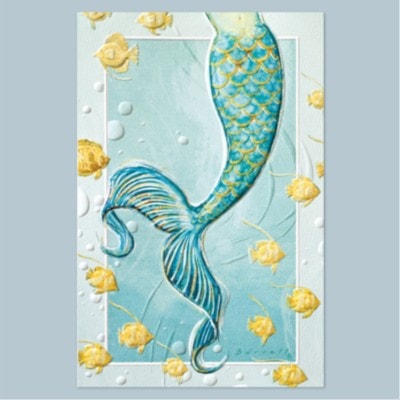 Mermaid's Tail Folded - W/Env