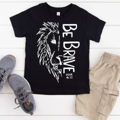 Be Brave Lion Tee