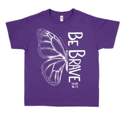 Be Brave Butterfly Tee