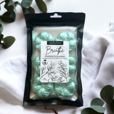 BREATHE Eucalyptus Peppermint Shower Steamers 6pk - Aromatherapy Shower Steamers