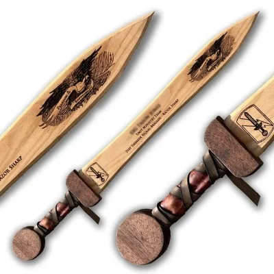 Military Custom Wooden Rudis Sword - Eagle