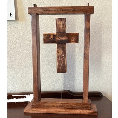 Floatin Cross Art - Christian Art - Custom Art Piece