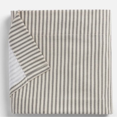 Ticking Stripe Single Flat Sheet