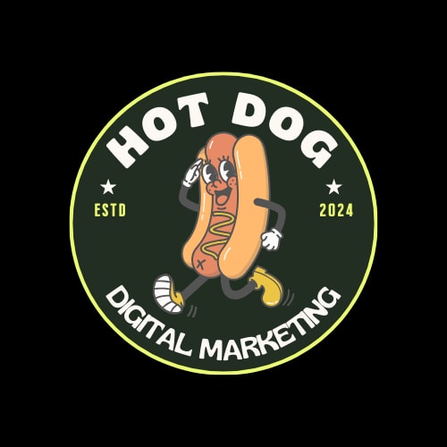 Hot Dog Digital Marketing Logo
