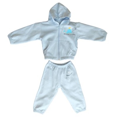 Light Blue Whale Jacket & Jogger Set (18 Months)