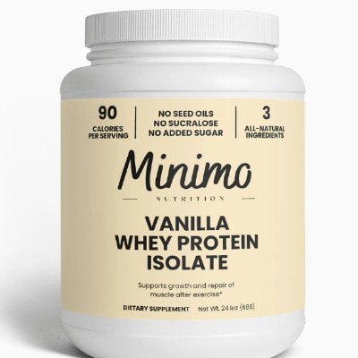 Vanilla Whey Isolate Protein Powder, 1.51 lbs
