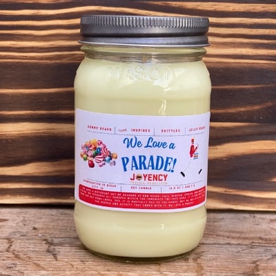 We Love A Parade Candle – Candy Scented | Joyency