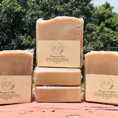 Pomegranate Glow Goats Milk Soap