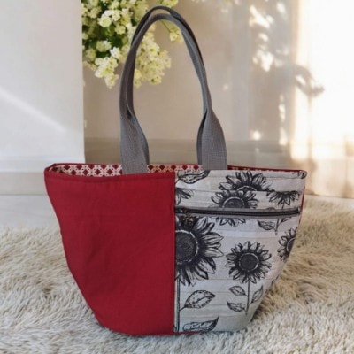 Red Sunflower - Tote Bag