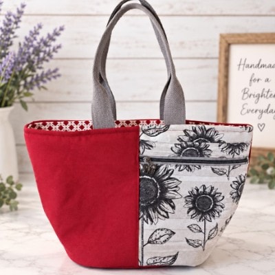 Red Sunflower - Tote Bag