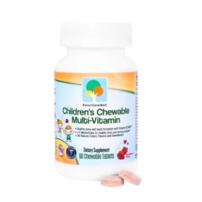 Children's Chewable Vitamin with All-Natural Colors, Flavors, and Sweeteners