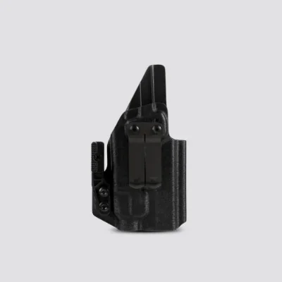 KYDEX HOLSTER INSIDE THE WAISTBAND (IWB) (LIGHT BEARING) BLACK