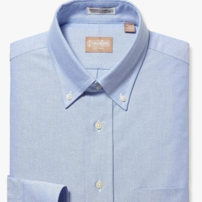 Button Down Oxford Blue