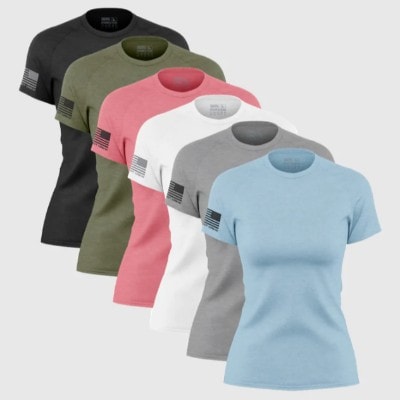 Women's Essentials Flag T-Shirt (6 Pack)