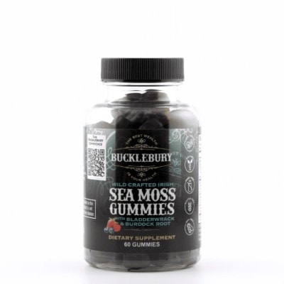 Bucklebury Wildcrafted Irish Sea Moss Gummies 60 Count