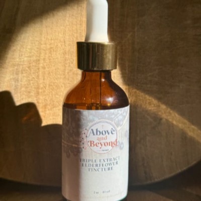 Organic FRESH Elderflower Tincture