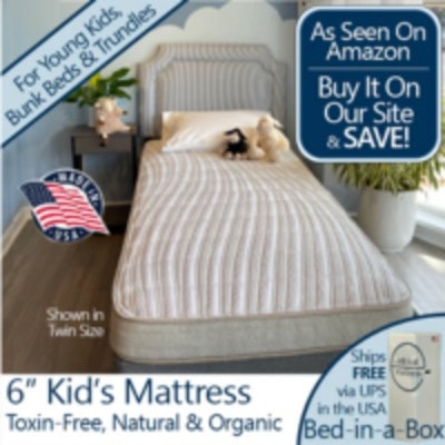 Ethical Mattress Essential - 6" Toxin-Free Kid's Mattress
