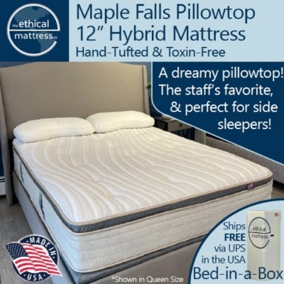 Ethical Mattress Classic - Maple Falls 12" Hybrid Pillowtop