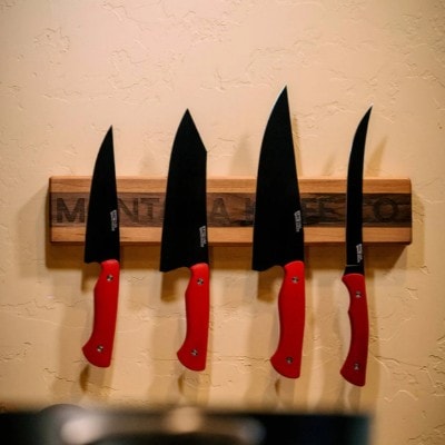 MKC CULINARY SMALL KNIFE HANG - DARK WOOD FINISH