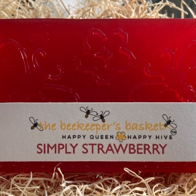 Simply Strawberry Honeybee Glycerin Body Bar