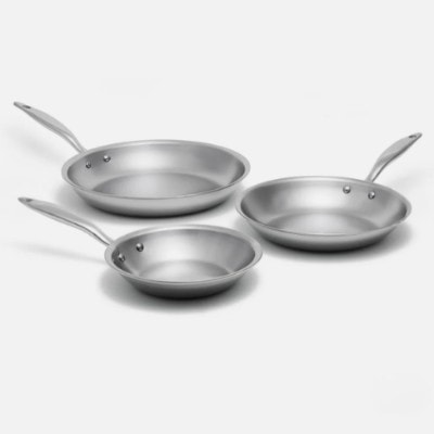Titanium Series 3 Piece Fry Pan Set