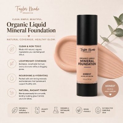 Liquid Mineral Foundation | oil-free, lightweight