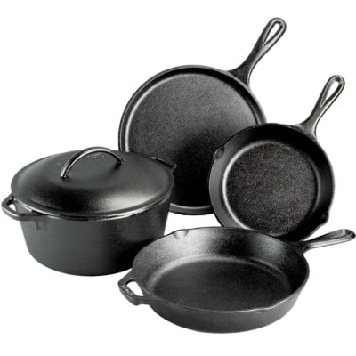 Seasoned Cast Iron 5 Piece Set