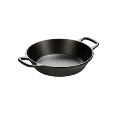 8 Inch Seasoned Cast Iron Dual Handle Pan