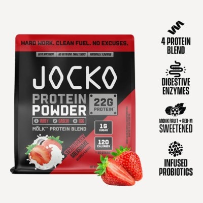JOCKO MÖLK PROTEIN POWDER - Strawberry Milkshake