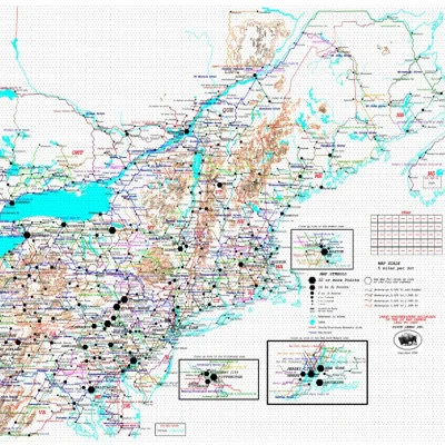 Great Northeastern Railroads of the United States and Canada 1840 to 1889