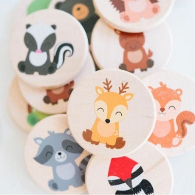 Woodland Matching Tiles