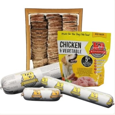 Chicken & Vegetable Raw Dog Food – Complete & Balanced, Grain-Free, All-Natural