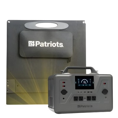 Patriot Power Solar Generator 2200X & Solar Panel