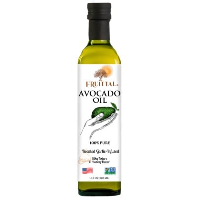 Roasted Garlic-Infused Pure Avocado Oil 16.9 Oz