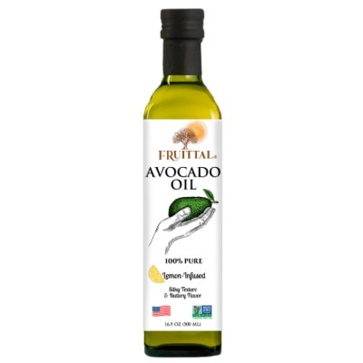 Lemon-Infused Pure Avocado Oil 16.9 Oz