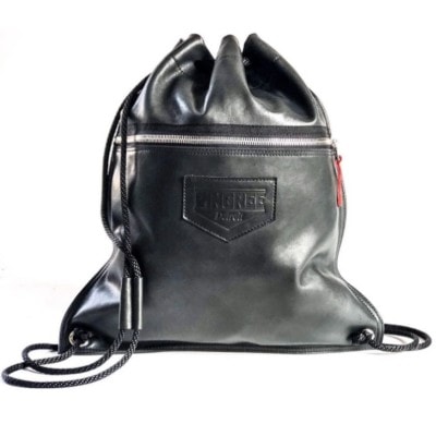 Detroit Drawstring Backpack in Leather