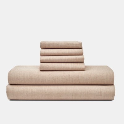 Natural Colored Cotton Bed Sheet Set