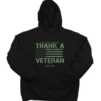 Thank A Veteran Mens Hoody