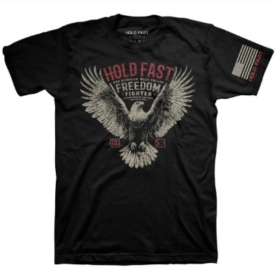 Freedom Fighter Eagle Mens T-Shirt