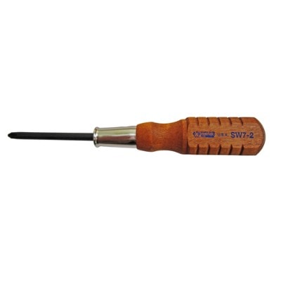Wood Handle Screwdriver #2 Phillips, 1/4″ Bit, 3″ OAL SW7-2