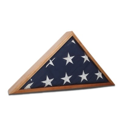 Cherry Burial Flag Display Case (5' x 9.5' Flag)