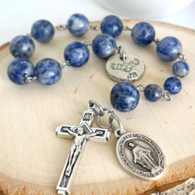 Personalized pocket decade rosary