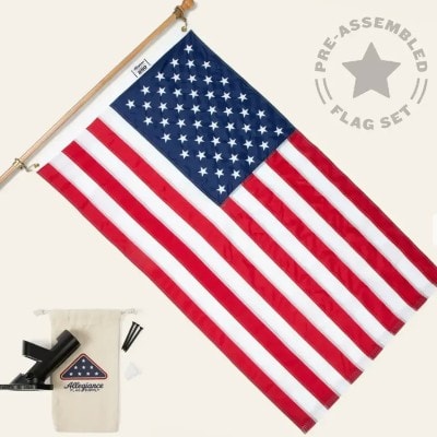3' x 5' American Flag Set
