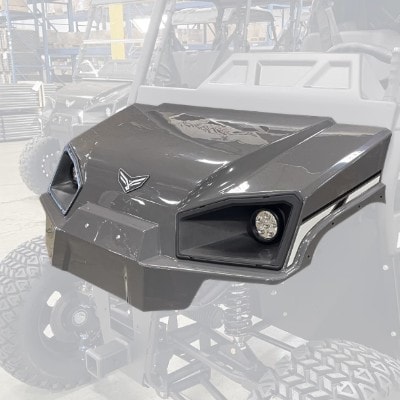 Gun Metal Gray Hood Assembly