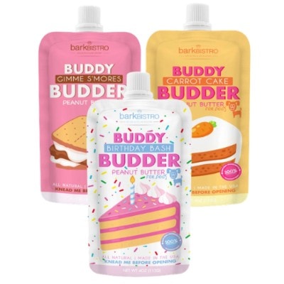 3 Pack Dessert BUDDY BUDDER (4oz Squeeze Packs)