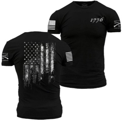 1776 Flag T-Shirt - Black