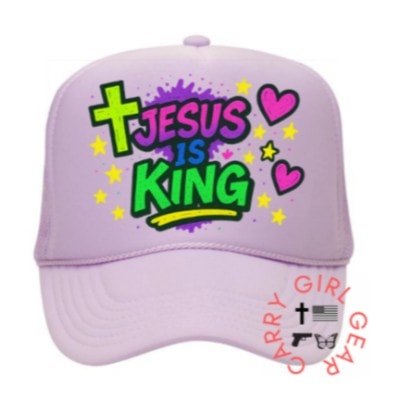 JESUS IS KING Grafitti Trucker