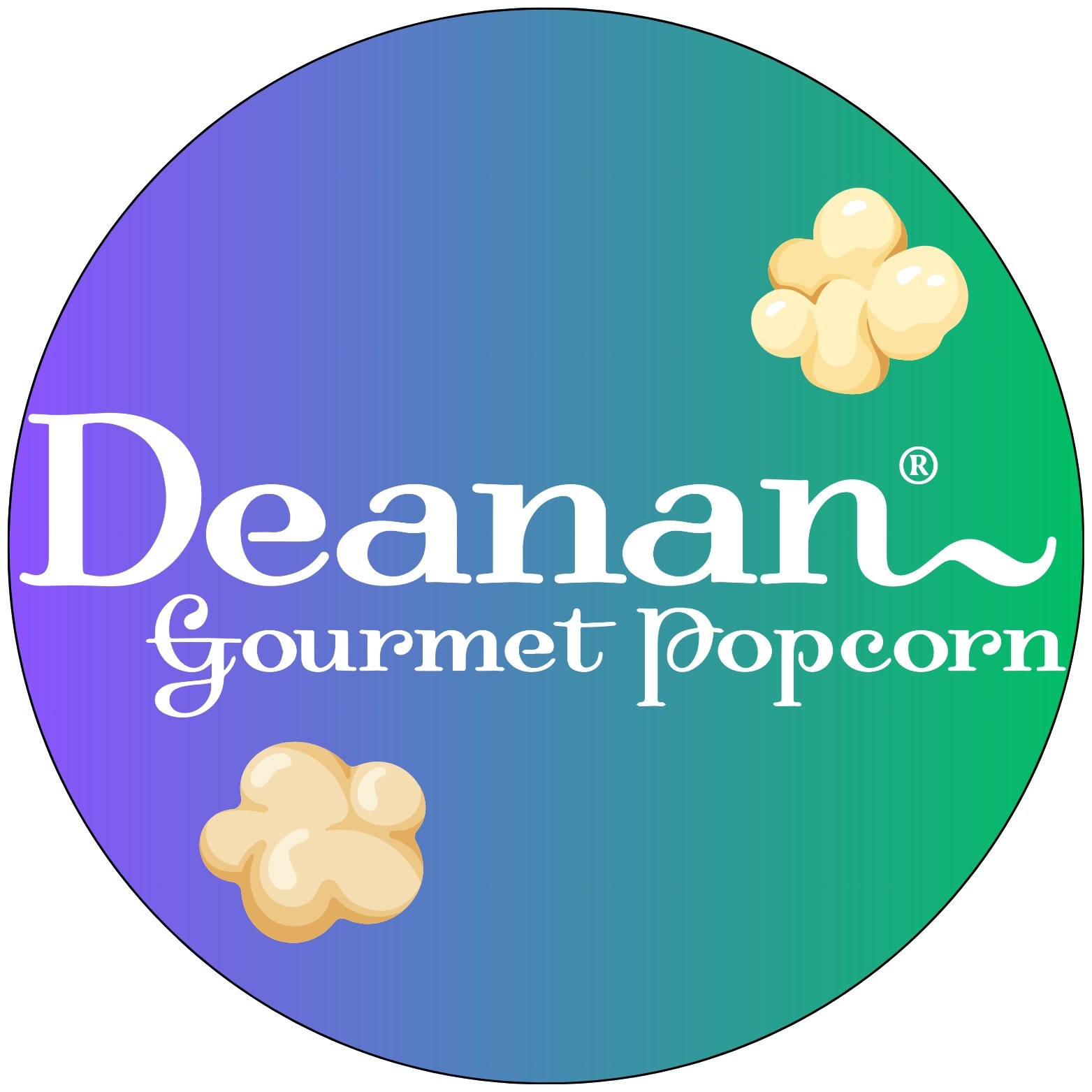 Deanan Gourmet Popcorn Logo