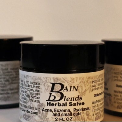 All natural soothing skin salve, 2 oz (eczema, psoriasis, rashes)